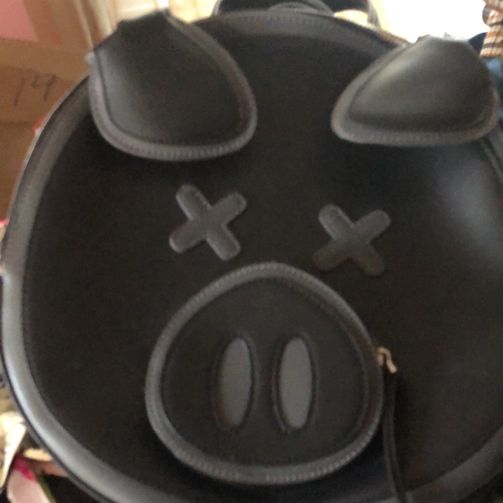 Authentic Shane Dawson Black Pig Backpack